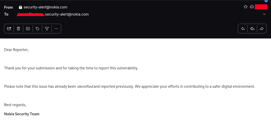 Nokia Validation Log